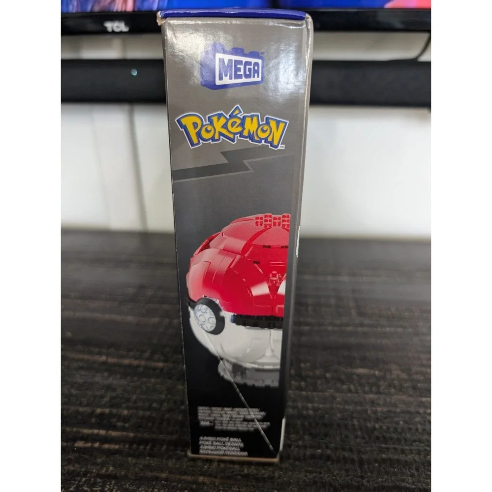 Jumbo Poke Ball Mega Construx Pokemon Set Light Up 304pc | NEW